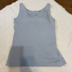 UNIQLO 水色 ブラトップ　タンクトップ Lサイズ