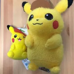 名探偵ピカチュウ&劇場版ポケットモンスターみんなの物語ぬいぐるみ