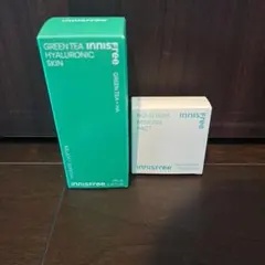 innisfreeグリーンティー ヒアルロンスキン、 ノーセバム ミネラルパクト