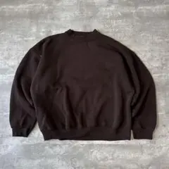 90s Russell Athletic スウェット ダークブラウン 無地