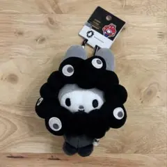 ミャクミャクなりきりぬいぐるみ マイメロディ カラビナ付きブラック
