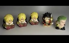ワンピース　指人形　5点