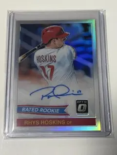 RHYS HOSKINS 直筆サインカード Topps panini