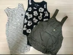 GAP　tete a tete　ベビー服 ロンパース 3点セット　70のサムネイル