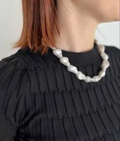 【ネックレス】PICCIN バロックパール風ネックレス