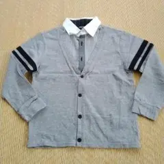COMME CA ISM グレー カットソー120A