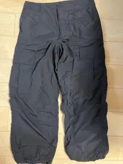 値下げ　coen黒 カーゴパンツ ポケット付き