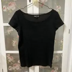 Agnès b. ブラック 半袖Tシャツ サイズ　イ