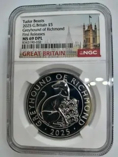NGC MS69DPL 2025 グレイハウンド・オブ・リッチモンド 5PD - メルカリ