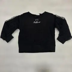 ピンクハント　PINKHUNT 袖チュールトレーナー　XXS