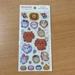 【沖縄限定】ちいかわ シーサーのおみやげやさん クリアぷっくりシール 新品