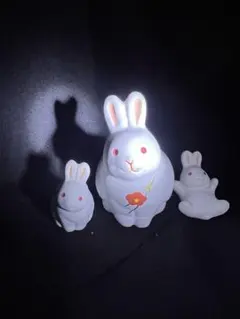 【金運白兎】大国主命の福兎三体｜宝くじ当選祈願・金運上昇の縁起うさぎ