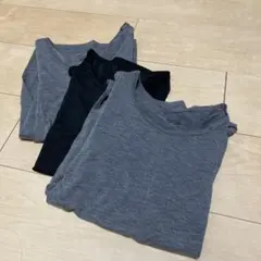 UNIQLO 半袖ヒートテック3枚セット/140/送料込み