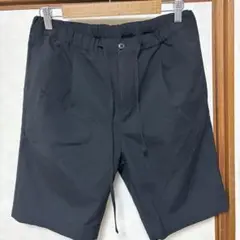 ブラック ショートパンツ ゴムウエスト