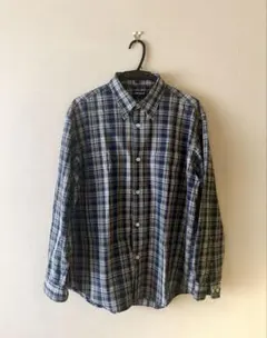 OLD UNIQLO綿 ボタンダウン チェックシャツ メンズXL