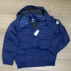 【新品未使用】MIDORI安全　ネイビー フード付きジャケット
