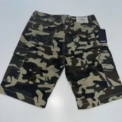 美品 パーリーゲイツ ハーフパンツ 短パン カモフラ 迷彩 カモ柄 L〜XL