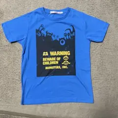 子供服　ユニクロ　モンスターズ・インク 半袖Tシャツ 130サイズ 青⚪️301