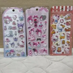 ★正規品★ジュエルマシュマロステッカーズ　サンリオ　キティ　マイメロ　ふにふに