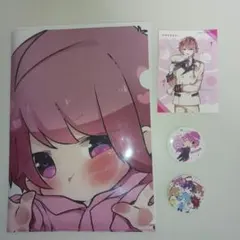 さとはぴ! クリアファイル、カード、缶バッジセット