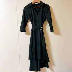 CECIL McBEE セシルマクビー　ブラック シャツワンピースMサイズ