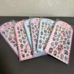 3Dステッカー ぷにぷにシール 6枚セット