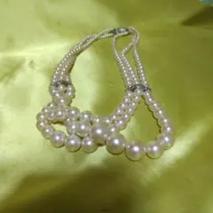 パール 多層ネックレス