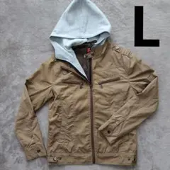 ジャケット　ブルゾン　上着　フード付き　Lサイズ　ジャンパー