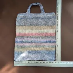 レース編み　エコバッグ　サブバック