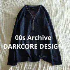 y2k グランジ ヘンリーネック サーマル V系 お兄系 ロンT 亜熱帯 00s