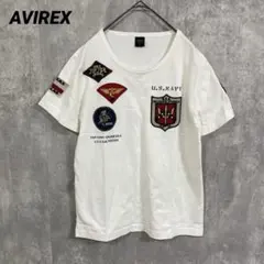 AVIREX TOP GUN WAPPEN T-SHIRT レディース　ホワイトのサムネイル