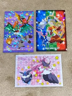 ポケモン　ブロマイド　カード　XY　ホログラム　3枚セット