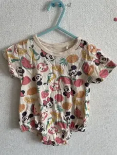 disney ミッキーミニー ロンパース 70