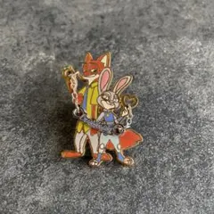 ズートピア　ジュディ　ニック　ピンバッチ　ピンバッジ　ピンズ　ブローチ