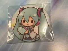 セガラッキーくじ　ふわぷち　缶バッジ　初音ミク