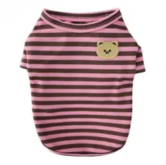 【XXLサイズ】 犬服 くまワッペン コットンTシャツ 3枚セット700円