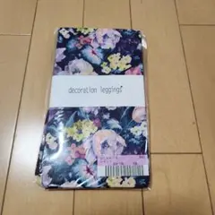 decoration leggings 花柄レギンス