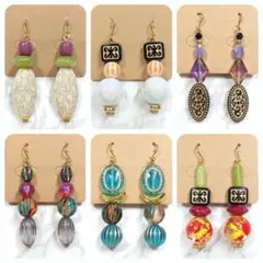 ハンドメイドピアス まとめ売り