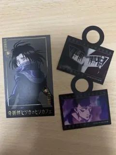 HUNTER×HUNTER フェイタン ヒソカフェ 缶バッジ グッズ-バッチ】HUNTER×HUNTER 描き下ろし フェイタン 歩みver