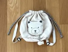 ZARA BABY クマの顔 巾着リュックのサムネイル