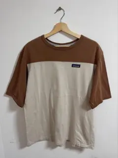 patagonia 半袖Tシャツ M ブラウン/ベージュ