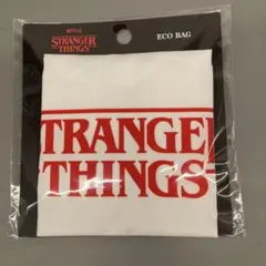 Stranger Things エコバッグ ホワイト　3coins