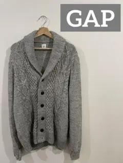GAP ケーブルニット カーディガン XL グレー
