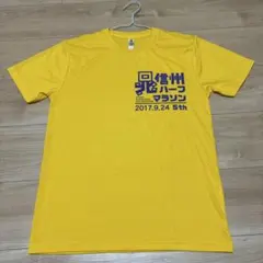 信州ハーフマラソン 記念Tシャツ イエロー Sサイズ