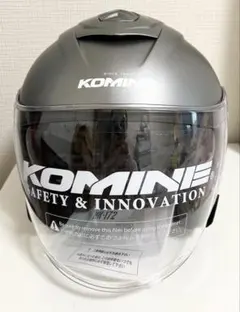 KOMINE ジェットヘルメット HK-172 マットブラック - メルカリ