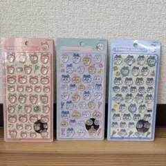 ちいかわ　ボンボンドロップシール　かに　うさぎ　はちわれ