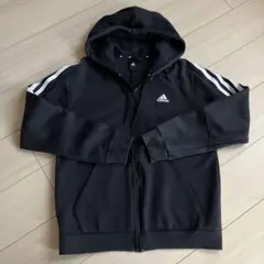 adidas フード付きジャケット L ブラック