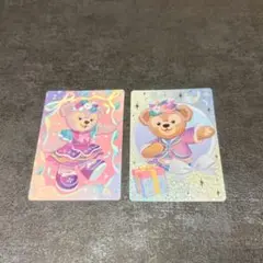 【限定】香港ディズニー20周年コレクタブルカード ダッフィー シェリーメイ 2枚