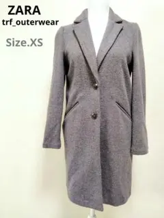 ZARA trf_outerwear レディース　コート　グレー　サイズ XSのサムネイル
