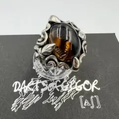 正規限定 ダーツ×ジゴロウ ゴシックフレアクロス リング 14号